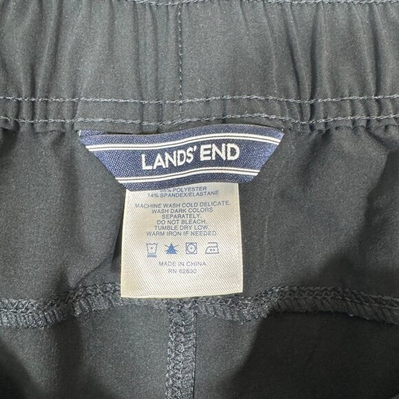 Lands End Swim Shorts Women's 24W Swimsuit Bottoms Black Plus Pockets Beach - Picture 5 of 6